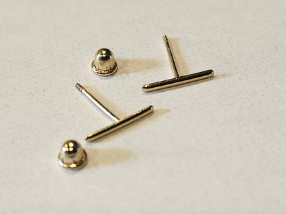 Yellow 14KT Gold Stick Earrings